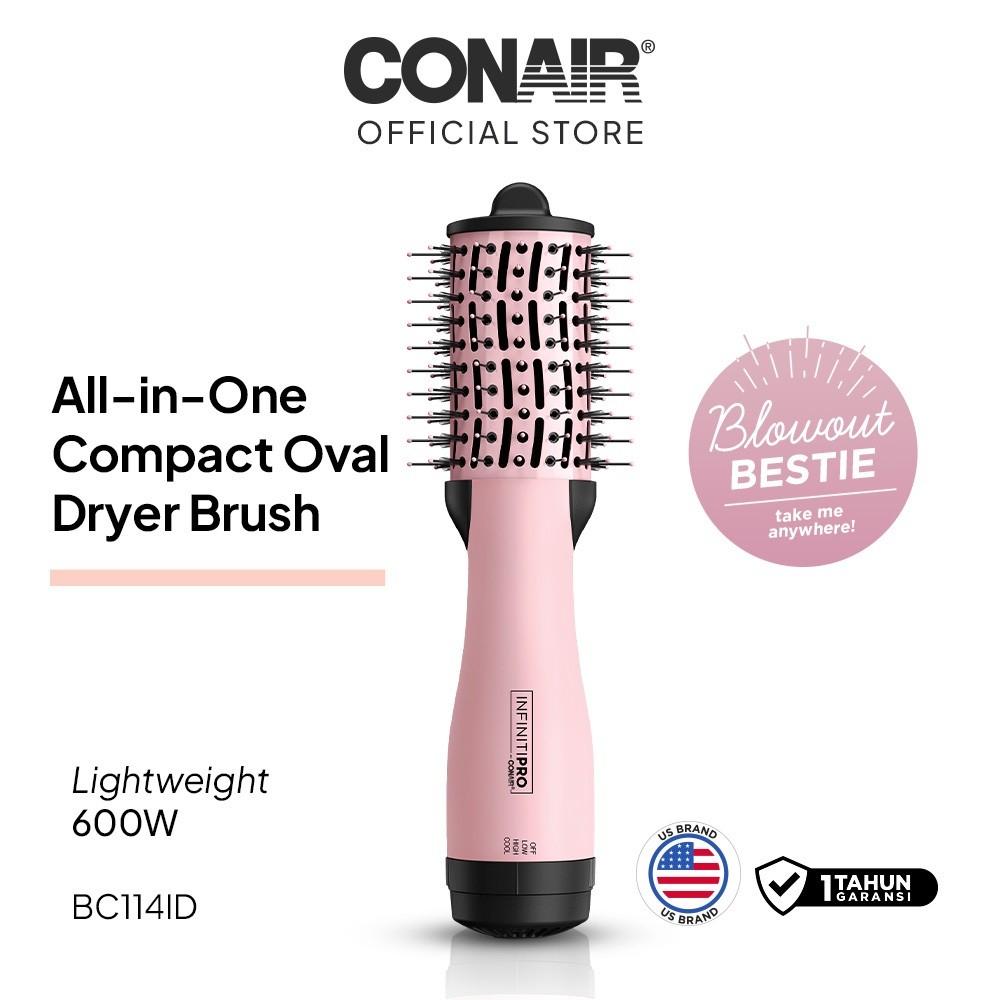 Conair Corporation Conair All-in-One Compact Oval Dryer Brush