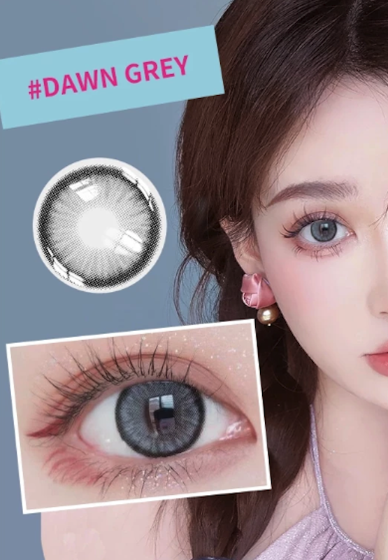 Mysticeyes Softlens Grey Series 2
