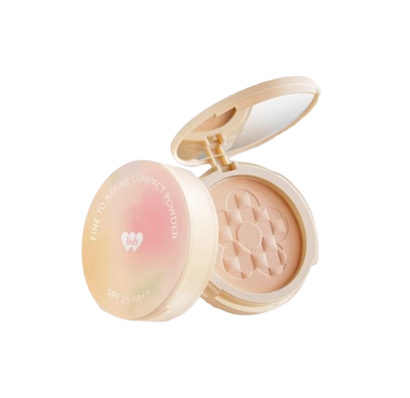 Korean Bloomatte Fine to Refine Compact Powder 02 Natural Blossom 1