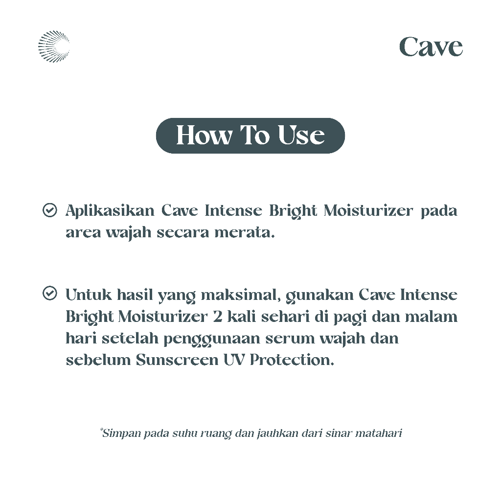 Saka Digital Indonesia Cave Intense Bright Moisturizer