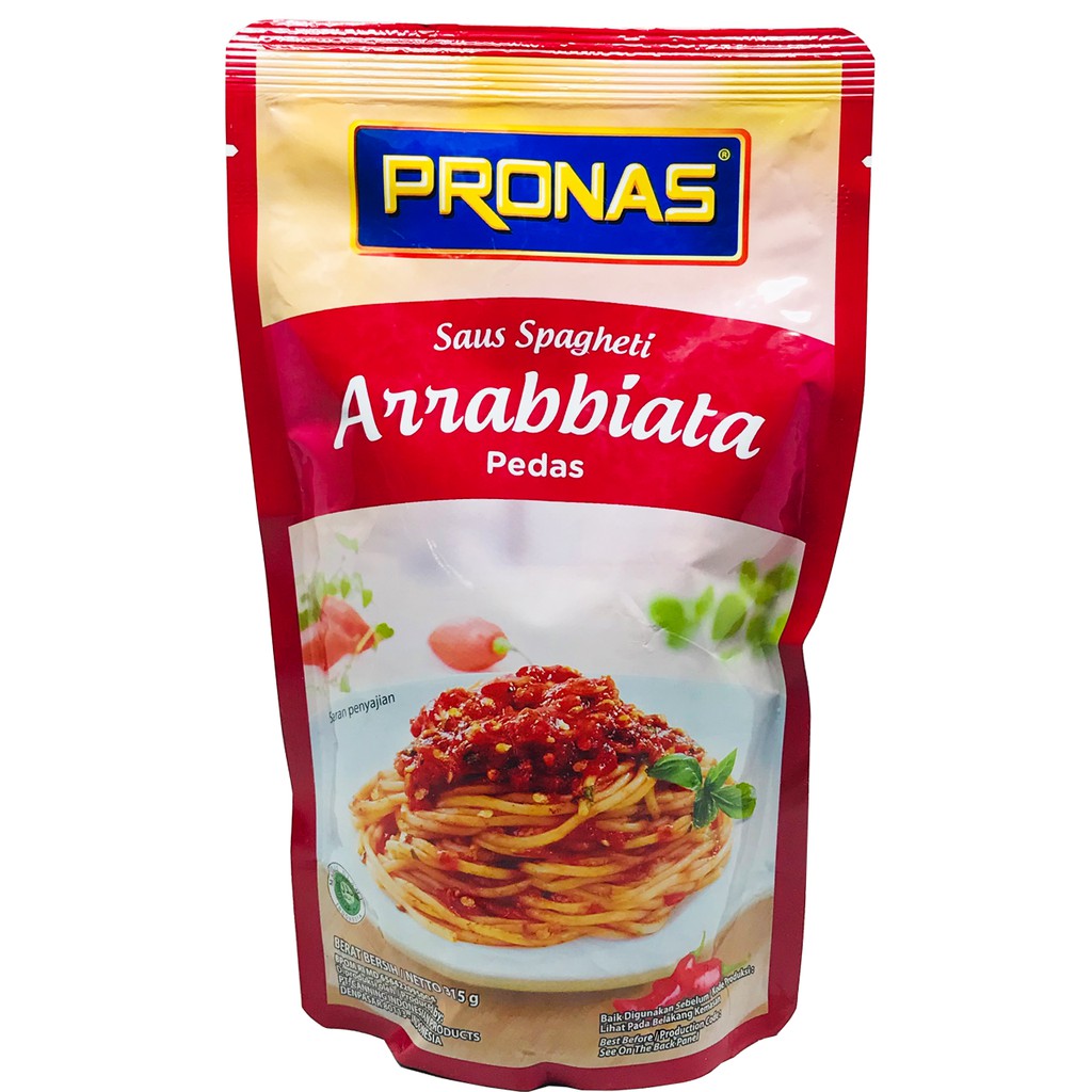 Pronas Saus Spaghetti Arrabbiata 