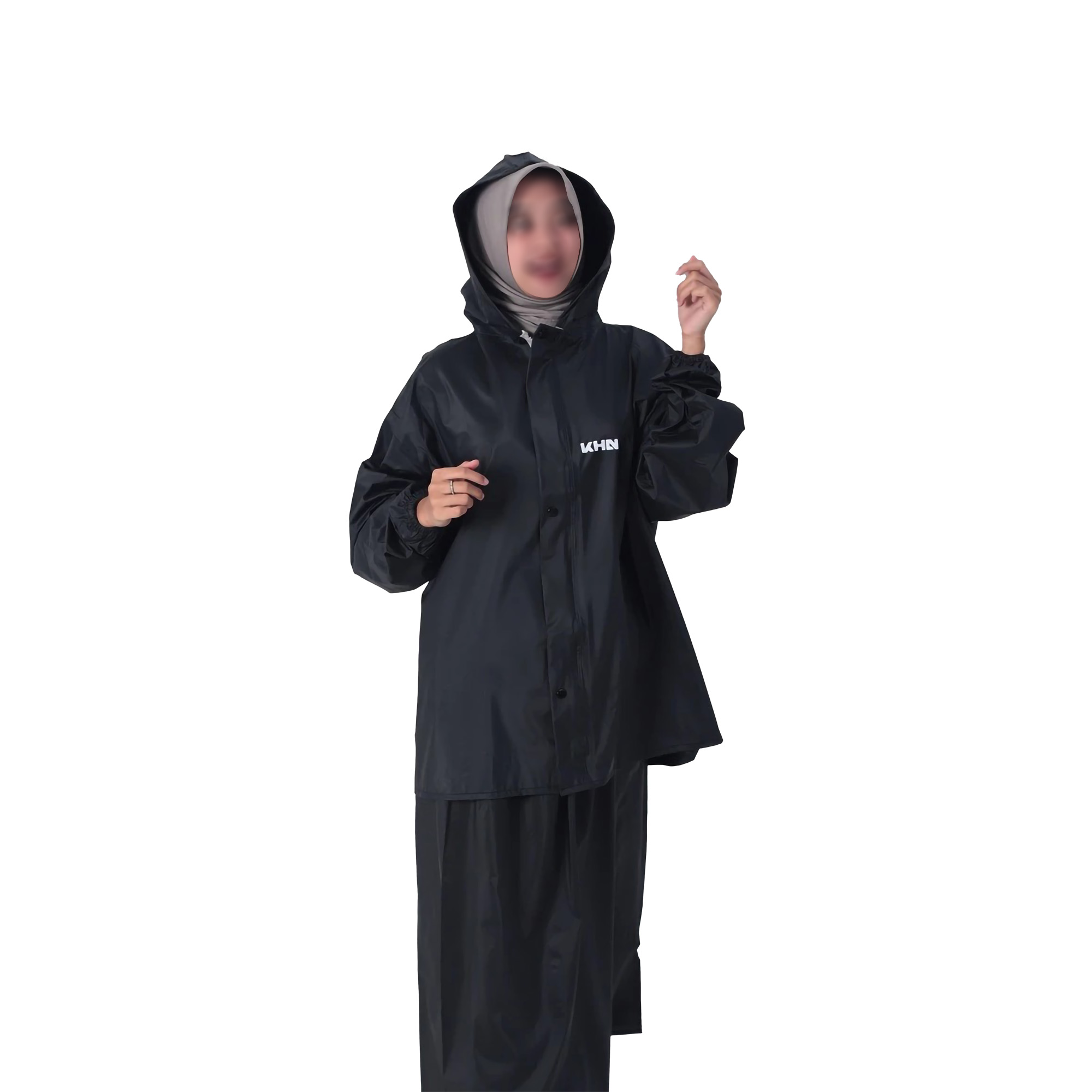 KHN Jas Hujan Raincoat Wanita Rok