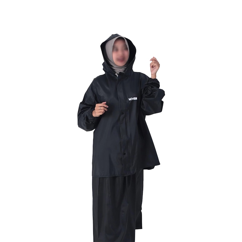 KHN Jas Hujan Raincoat Wanita Rok 1