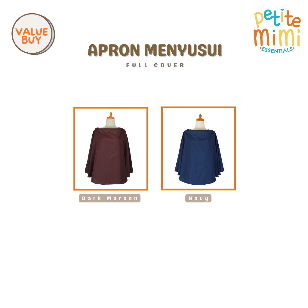  Petite Mimi Essentials Apron Menyusui Full Cover