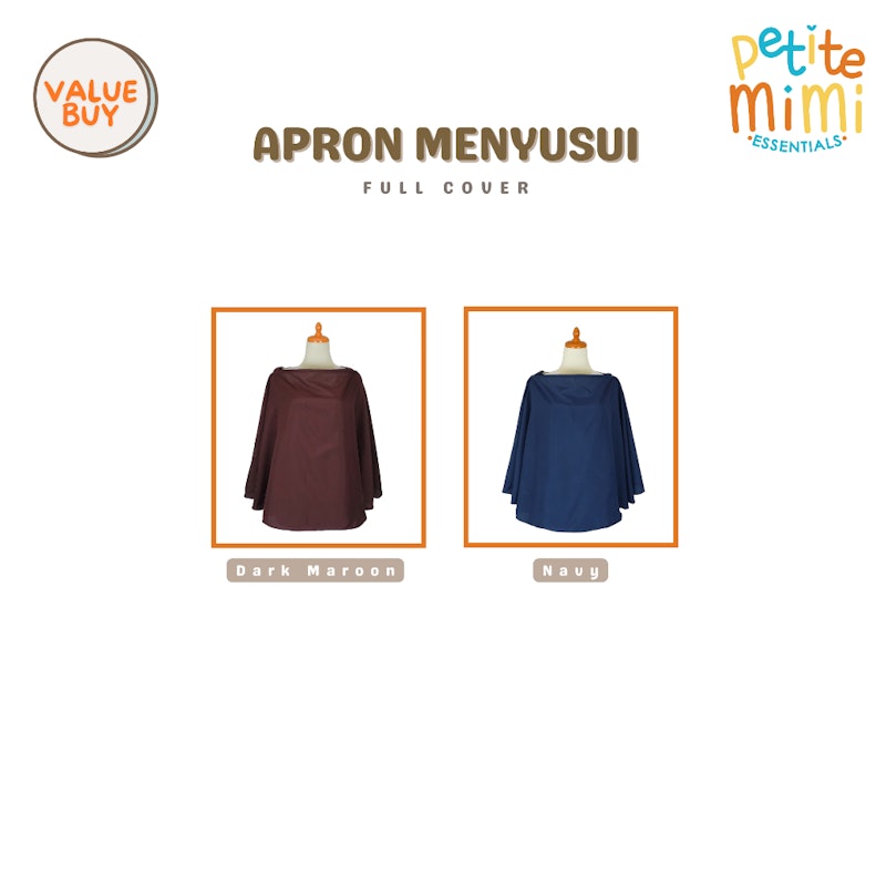 Petite Mimi Essentials Apron Menyusui Full Cover 3
