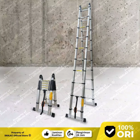 Stadex Double Telescopic Ladder 6.6M 2