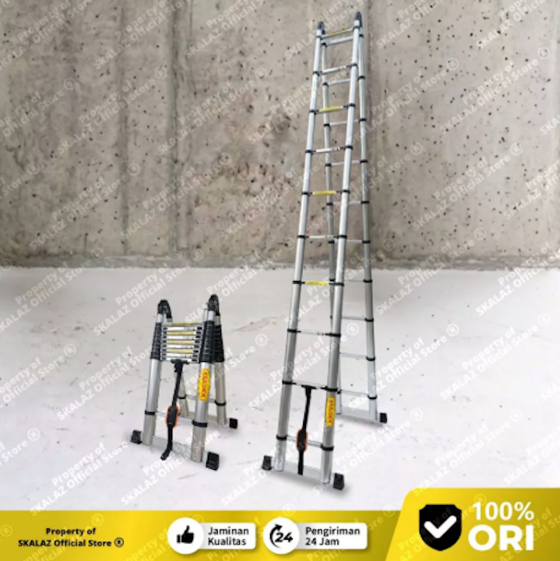 Stadex Double Telescopic Ladder 6.6M 2