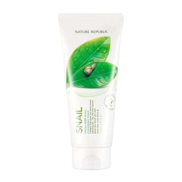 Fresh Herb Snail Cleansing Foam