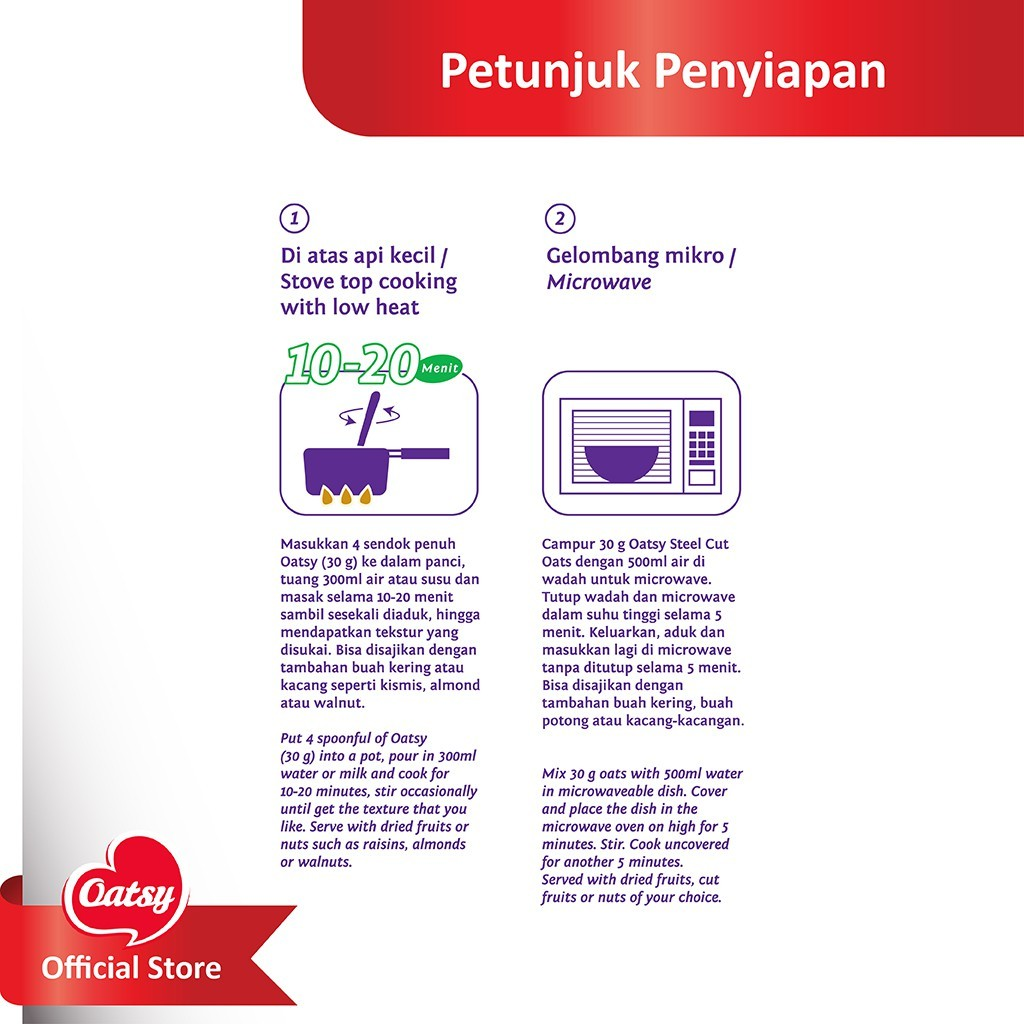 Global Delarya Pratama  Oatsy Steel Cut Oats 750 g