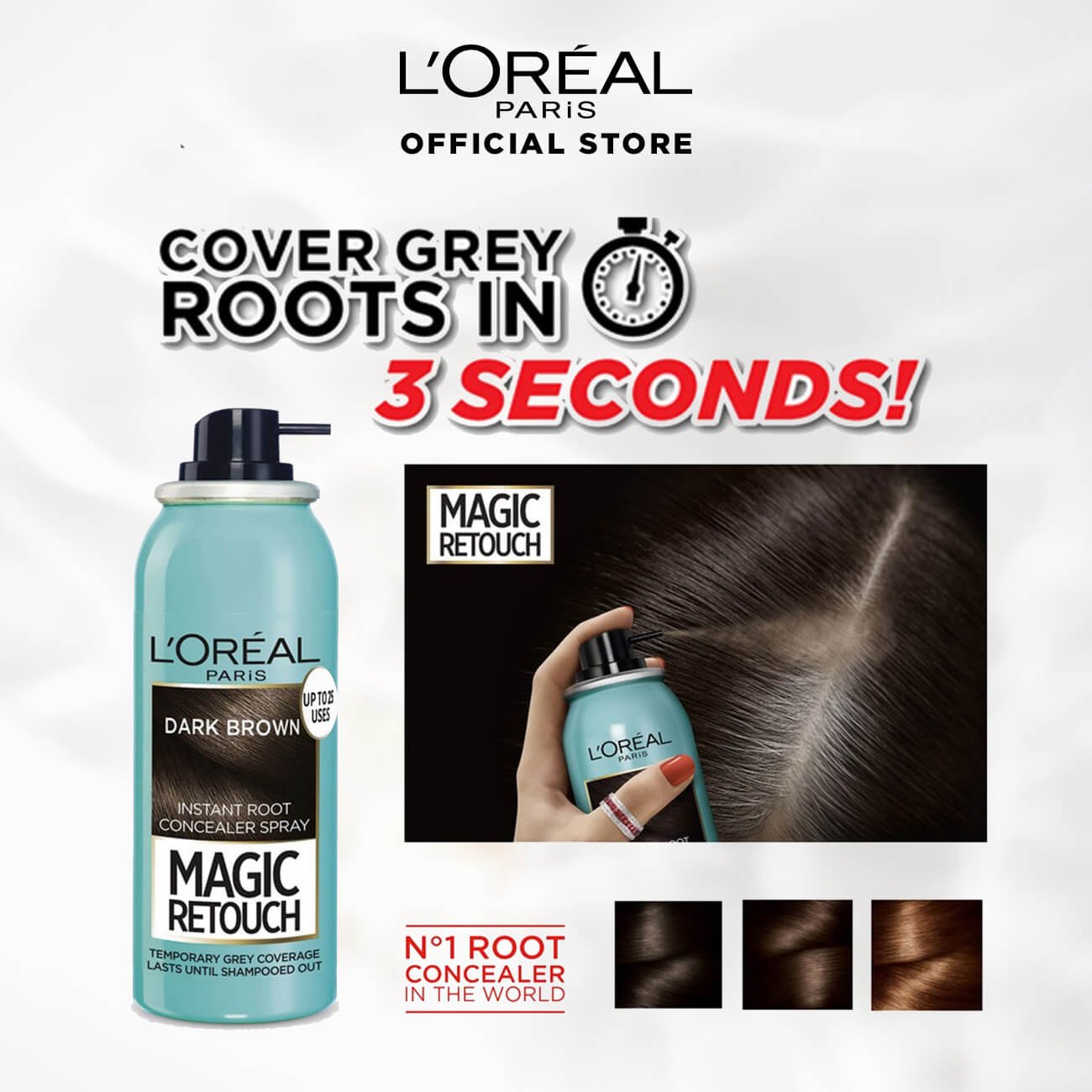L’Oréal Paris L’Oréal Paris L’Oréal Magic Retouch Instant Root Concealer Spray  