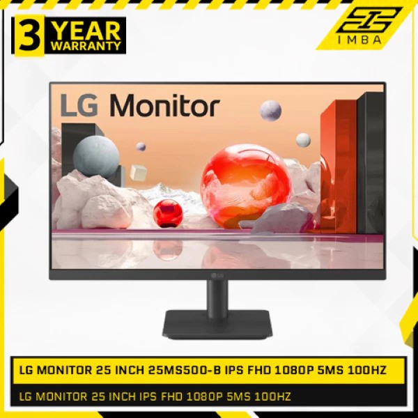 LG Electronics LG 25“ IPS Full HD Monitor 25MS500-B