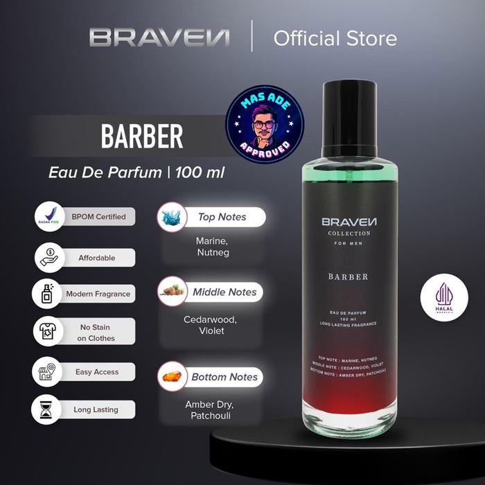 Griff Prima Abadi Braven Collection Eau De Parfum Barber
