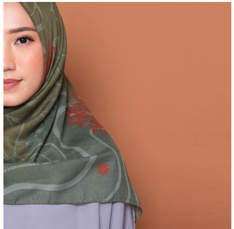 ZM Zaskia Mecca Maluku Olive Scarf 4