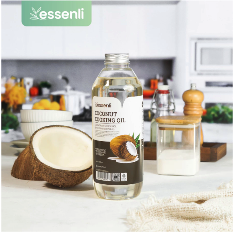 Essenli Coconut Cooking Oil 1 Liter 3