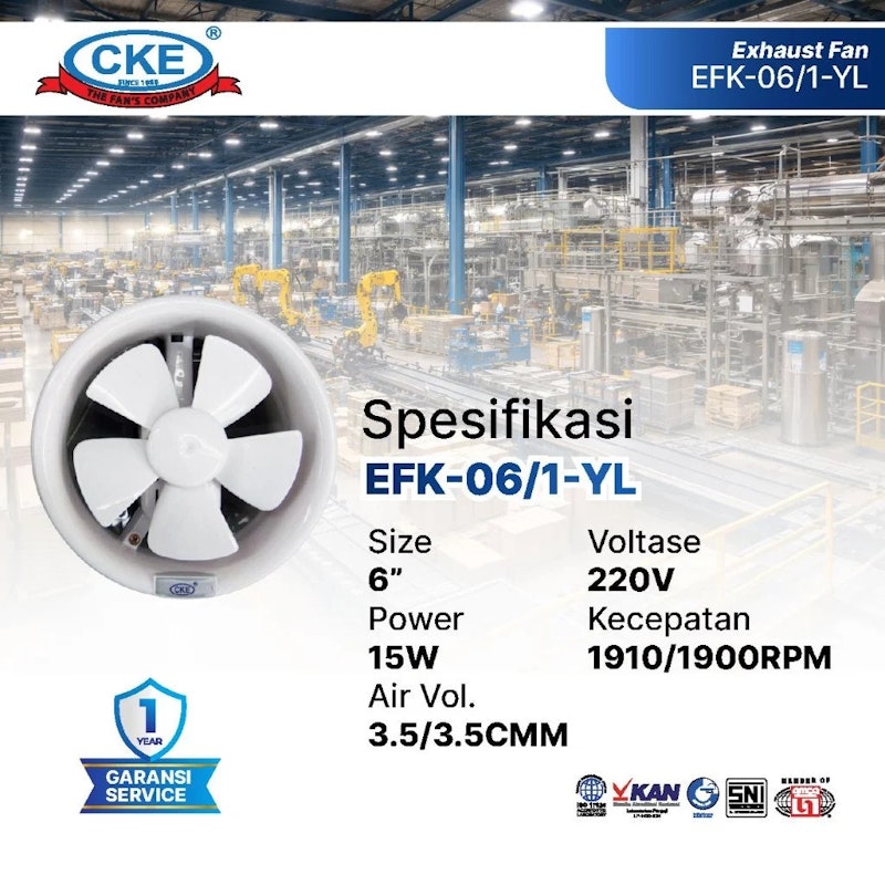 CKE Exhaust Kaca 2