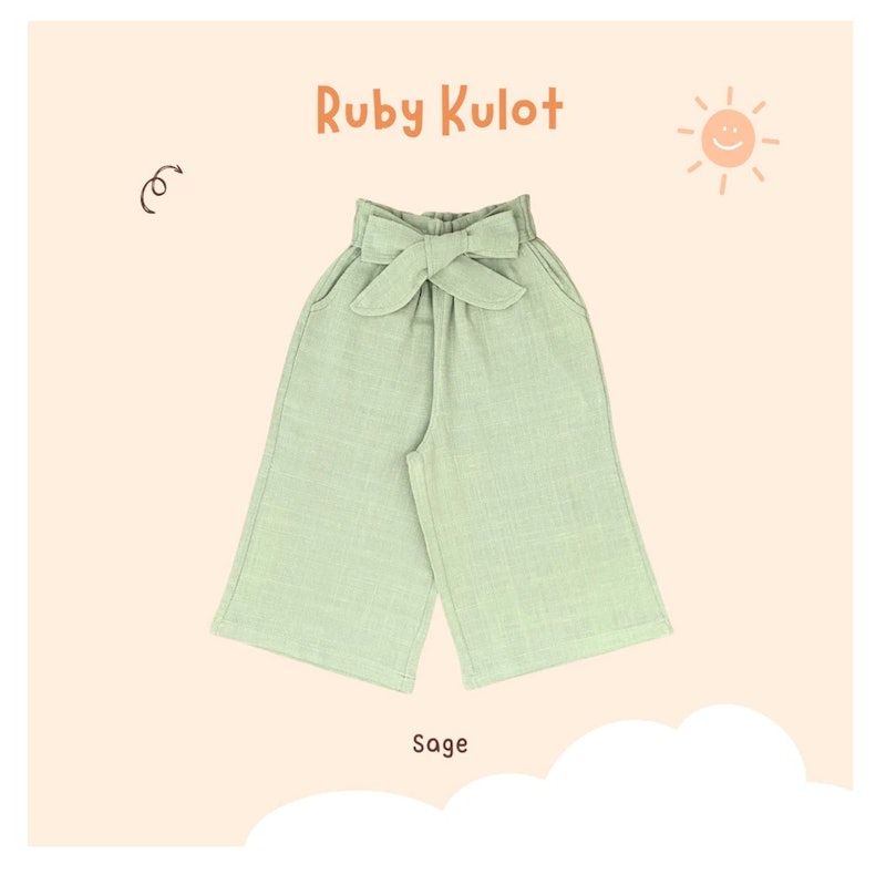 Yobebee Ruby Kulot Celana Anak Perempuan 5