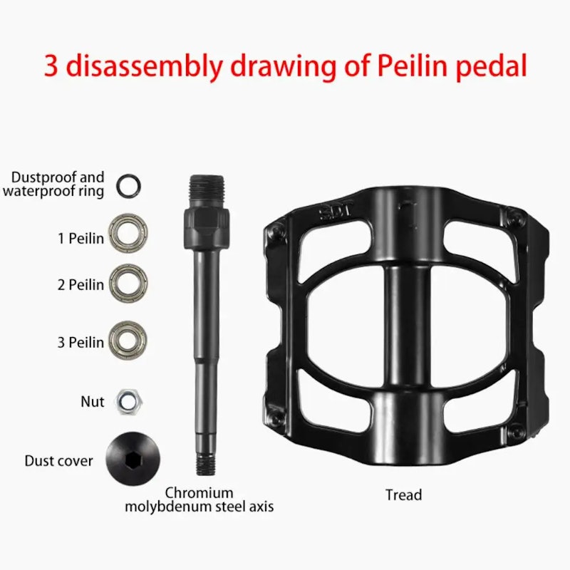 SUBOGDG Pedal Sepeda 4 Bearing 5
