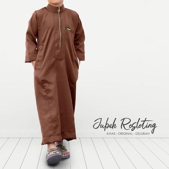 DeJubah DeJubah Jubah Zipper Anak