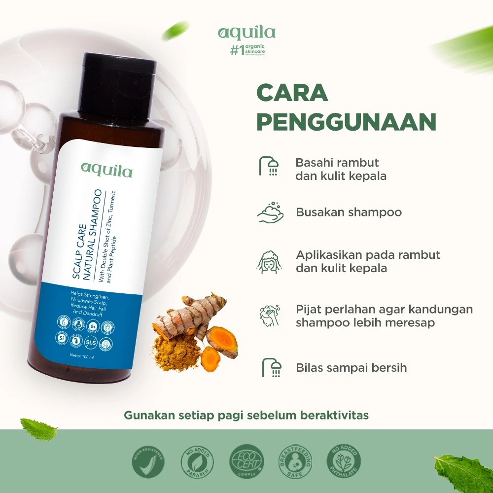 Aquila Natural Globalindo Aquila Scalp Care Natural Shampoo