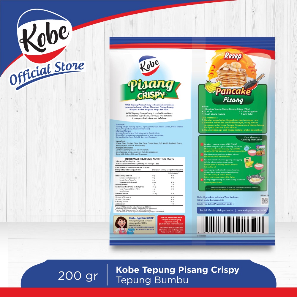 Kobe Tepung Pisang Goreng Crispy  3