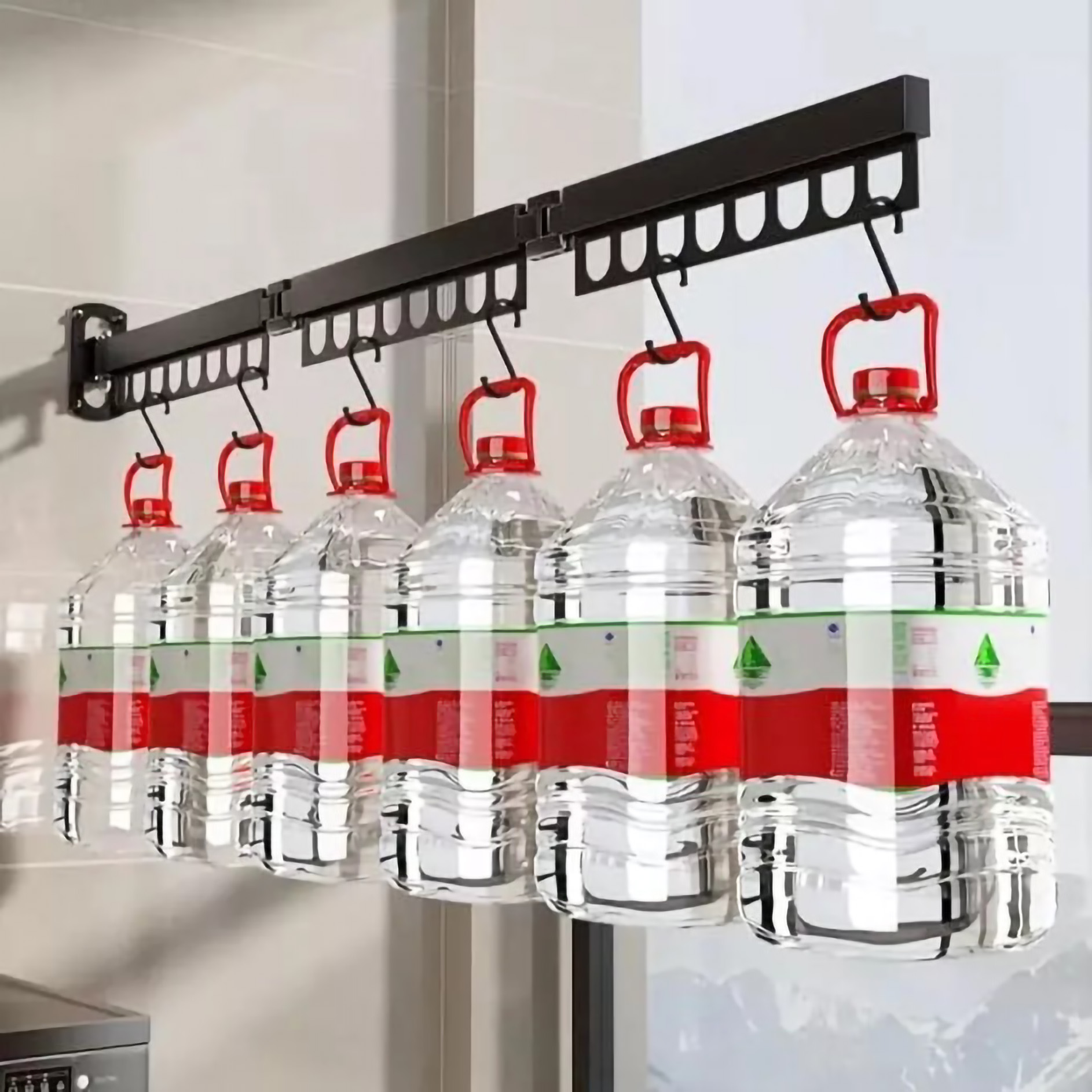  Barito Indo Jemuran Baju Lipat Hitam 3 Baris