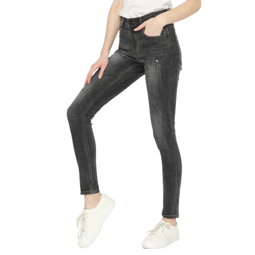Celana Jeans Wanita Mid Waist 4