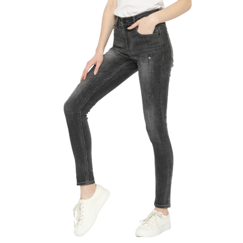 Celana Jeans Wanita Mid Waist 4