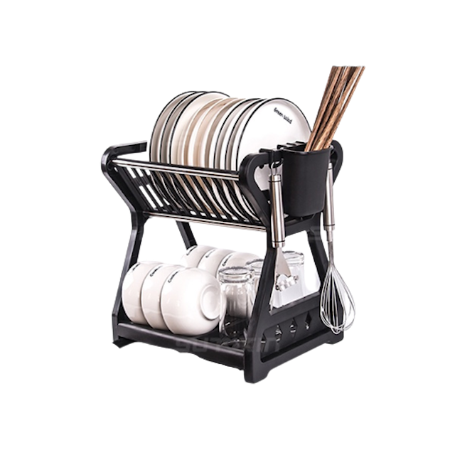 Sunxin Rak Piring 2 Susun Plastik 2115