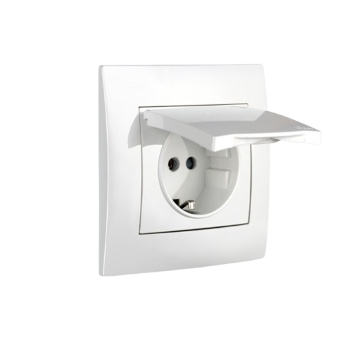 Himel Curvo Stopkontak Waterproof with Grounding