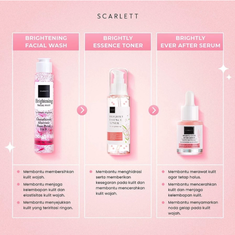 Scarlett Whitening Brightly Ever After Series Package
