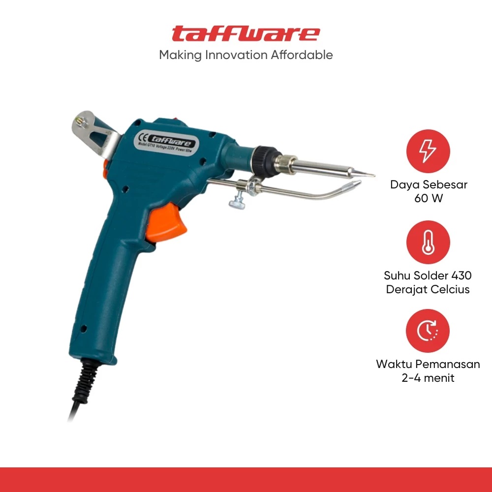 Jakarta Digital Nusantara Taffware Solder Iron Automatic Tin Gun 60 W  GT10