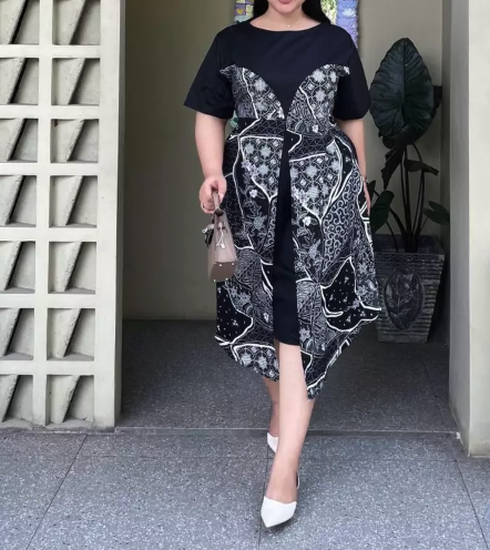  Atractiv Anaya Dress Batik Jumbo 