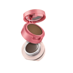 2-in-1 Eyebrow Cream & Powder Gel 01 Deep Brown