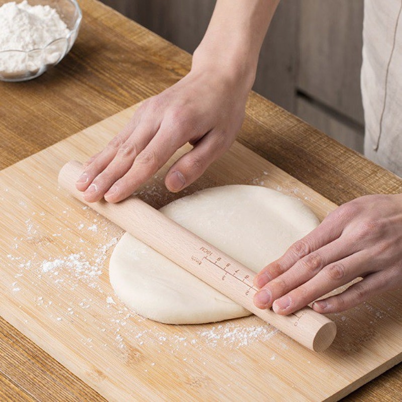 Rolling Pin Kayu dengan Penggaris 4