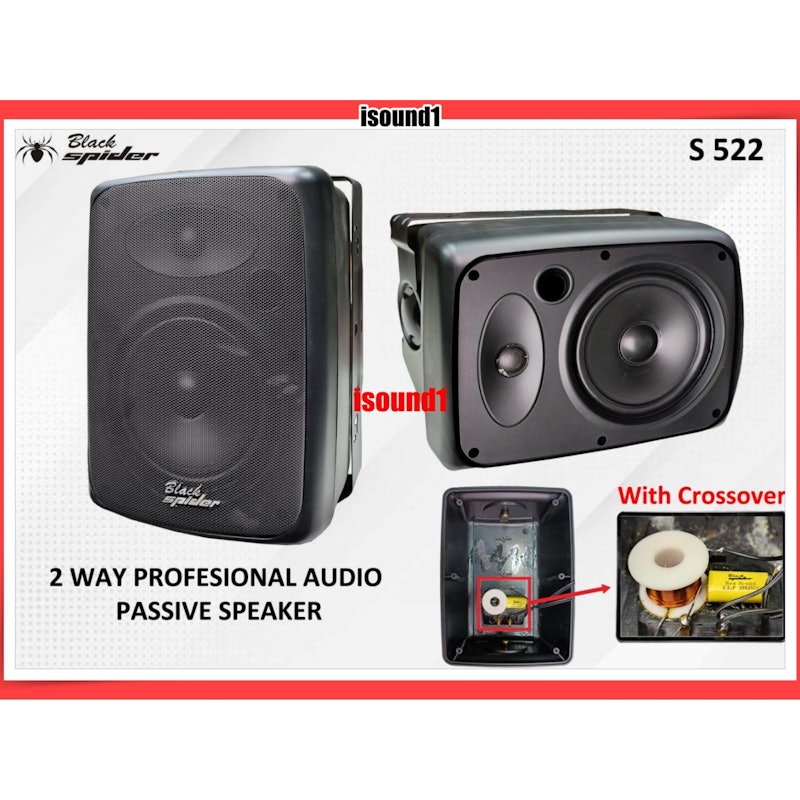 BlackSpider Speaker Pasif 5