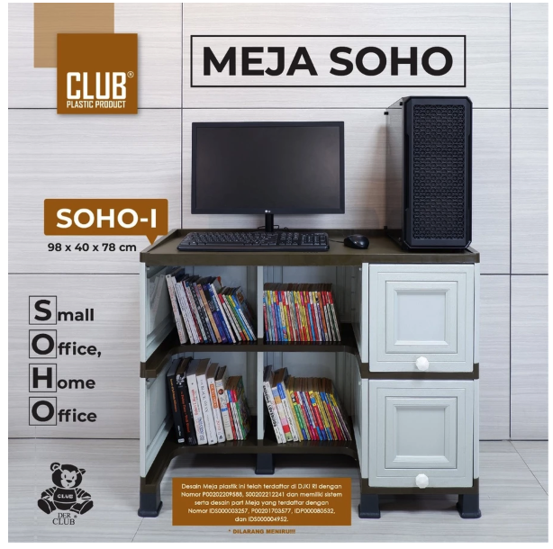 Club Plastic Furniture CLUB Meja SOHO (SOHO-I)