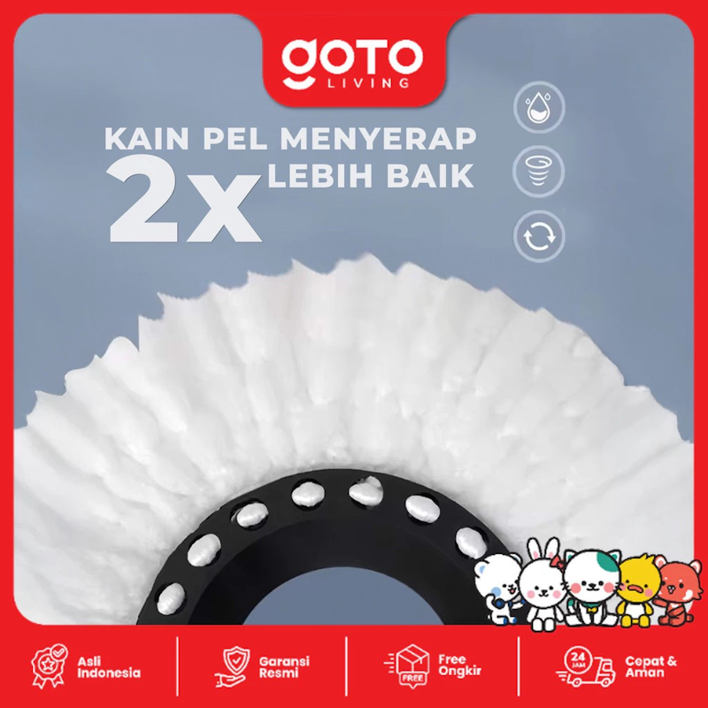 Goto Ultra Spin Mop 2 in 1 3