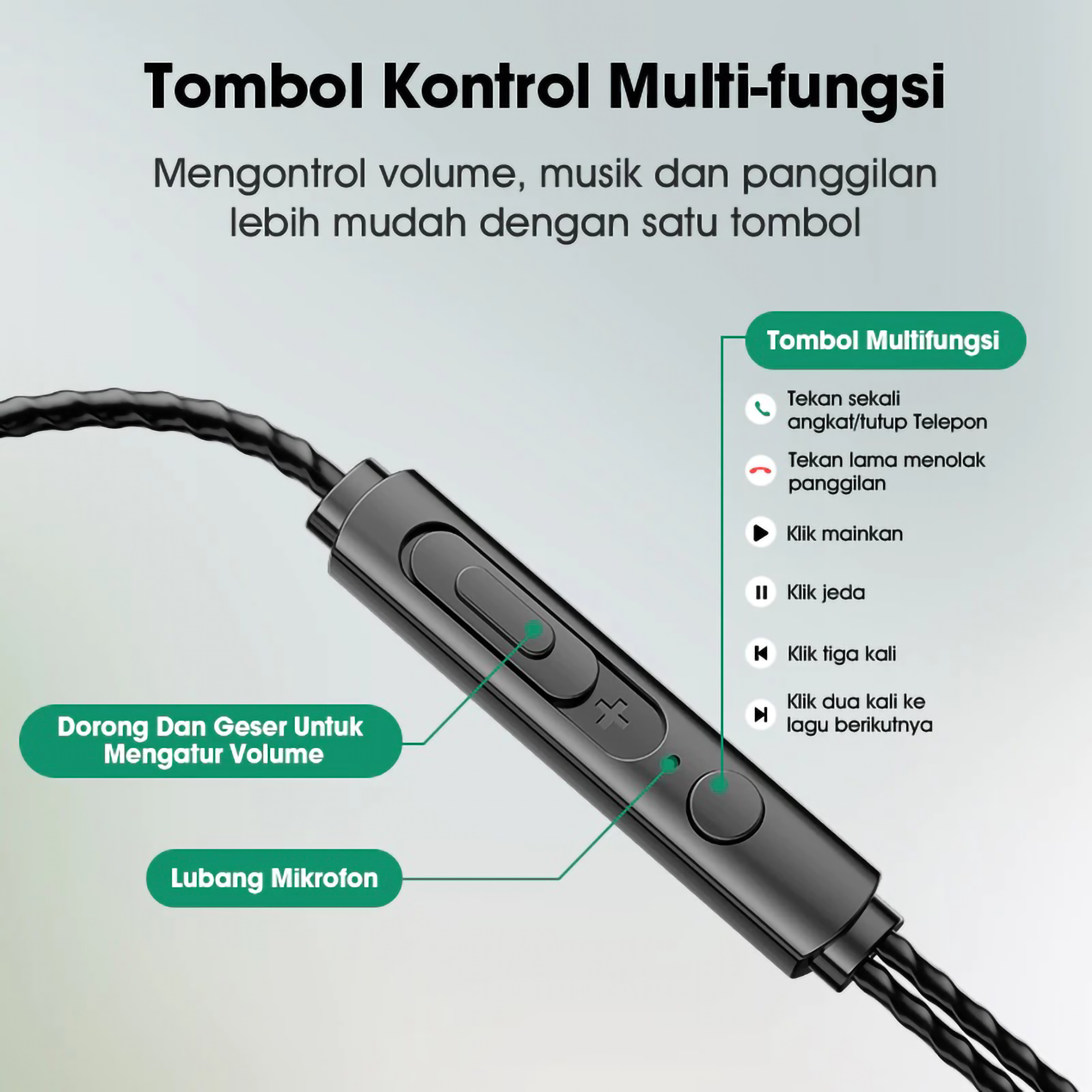 Wook Global Technology ACOME In-Ear Metal Earphone AW09