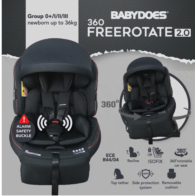  Babydoes 360° Free Rotate 2.0 Carseat 