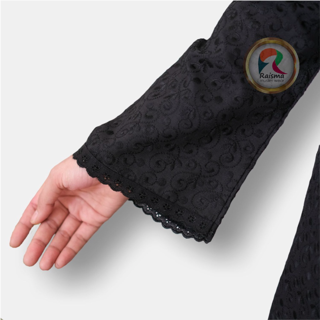 Raisma Muslim Wear  Gamis Hitam