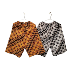 Celana Pendek Kolor Santai Batik 3/4