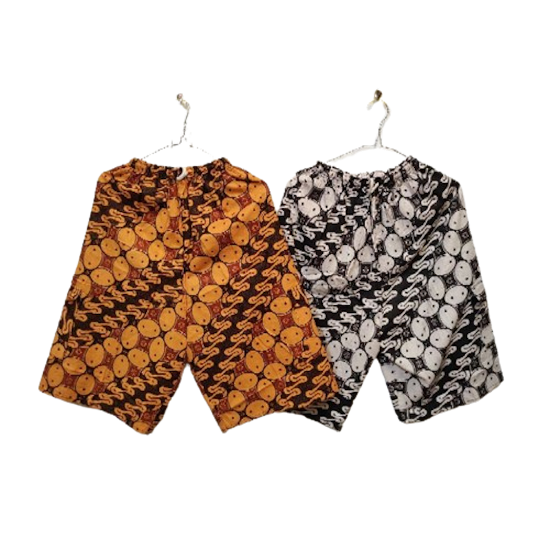 Celana Pendek Kolor Santai Batik 3/4 1