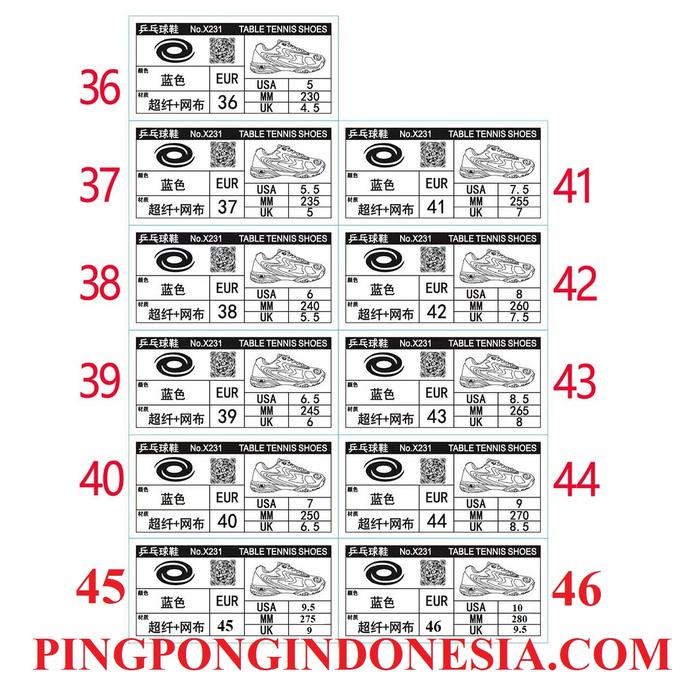 Yinhe Sports Yinhe Table Tennis Shoes