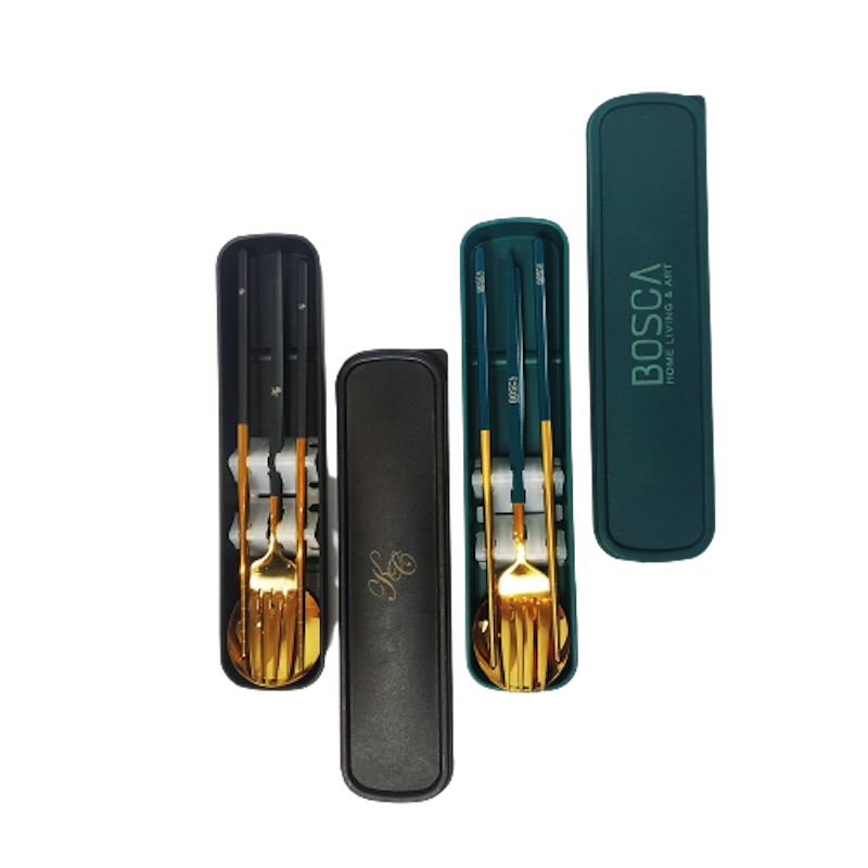 Set Alat Makan Stainless - Grafir Cutlery Custom Nama 2