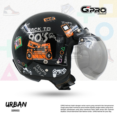 GPro Helm Bogo Classic Urban Series 2