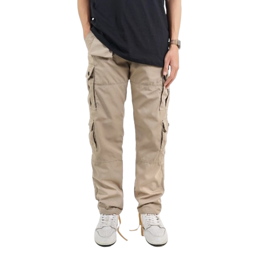 Epidemic Long Cargo Pants Deftones Khaki