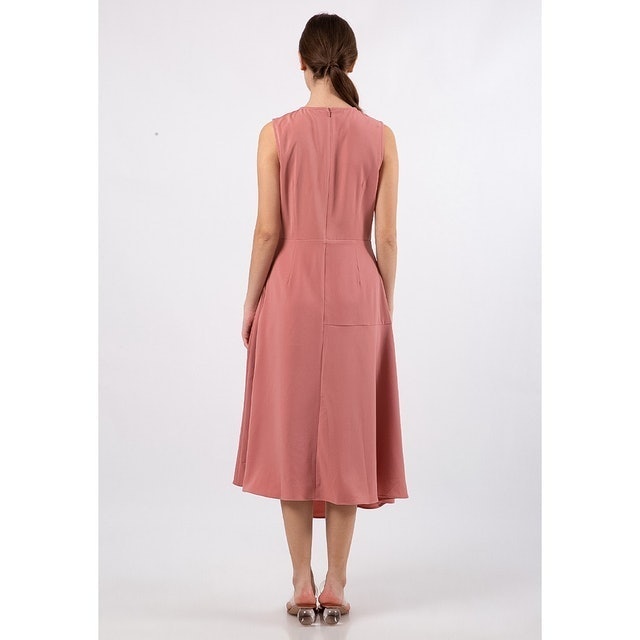 Delamibrands The Executive Fit&Flare Asymmetric Dress