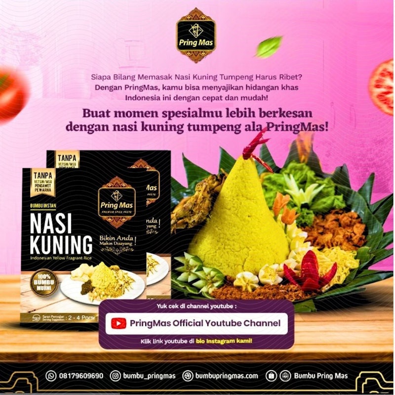 Pring Mas Bumbu Instan Nasi Kuning 4