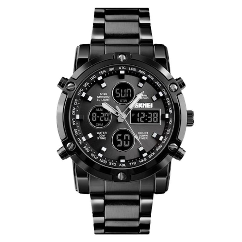 SKMEI Jam Dual Time 1