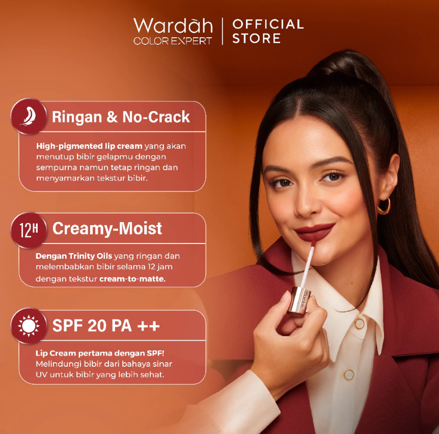 Paragon Technology and Innovation Wardah Matte Lip Cream 24 Cherry Go Round
